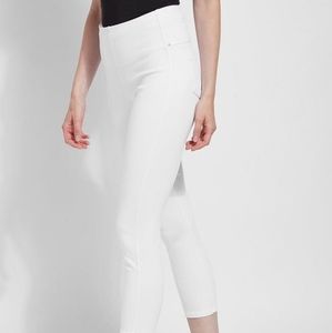 Lyssé Toothpick Denim Crop